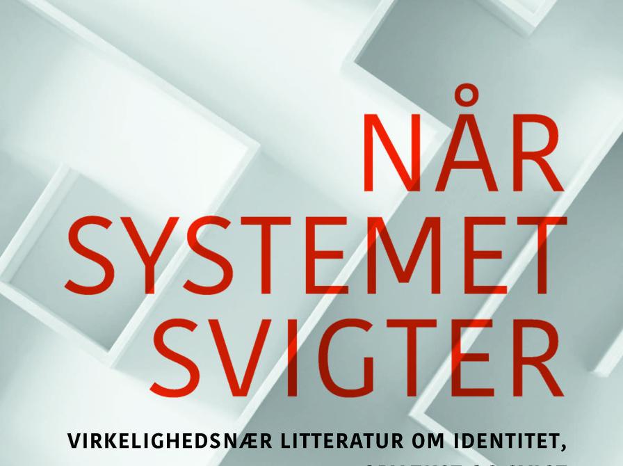 Teksten : Når systemet svigter. skrevet ovenpå labyrint