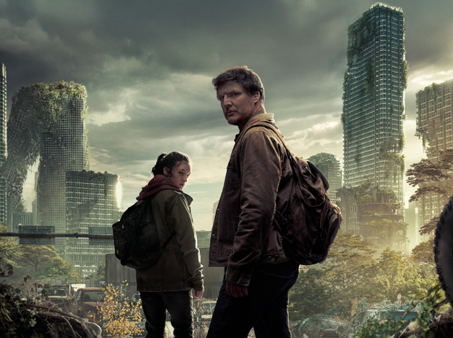 Ellie & Joel på vej ind i en ødelagt storby